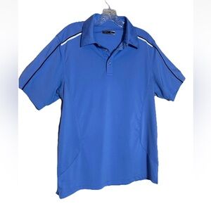 Callaway Men’s Light Blue Performance Golf Polo Shirt, Size Medium